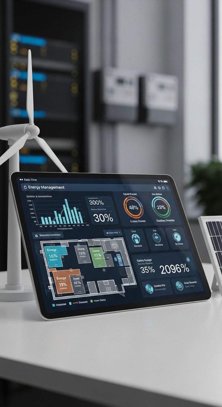Smart-Home-Zentrale mit vernetzten Geräten