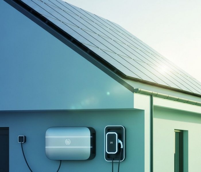 Solaranlage auf Einfamilienhaus