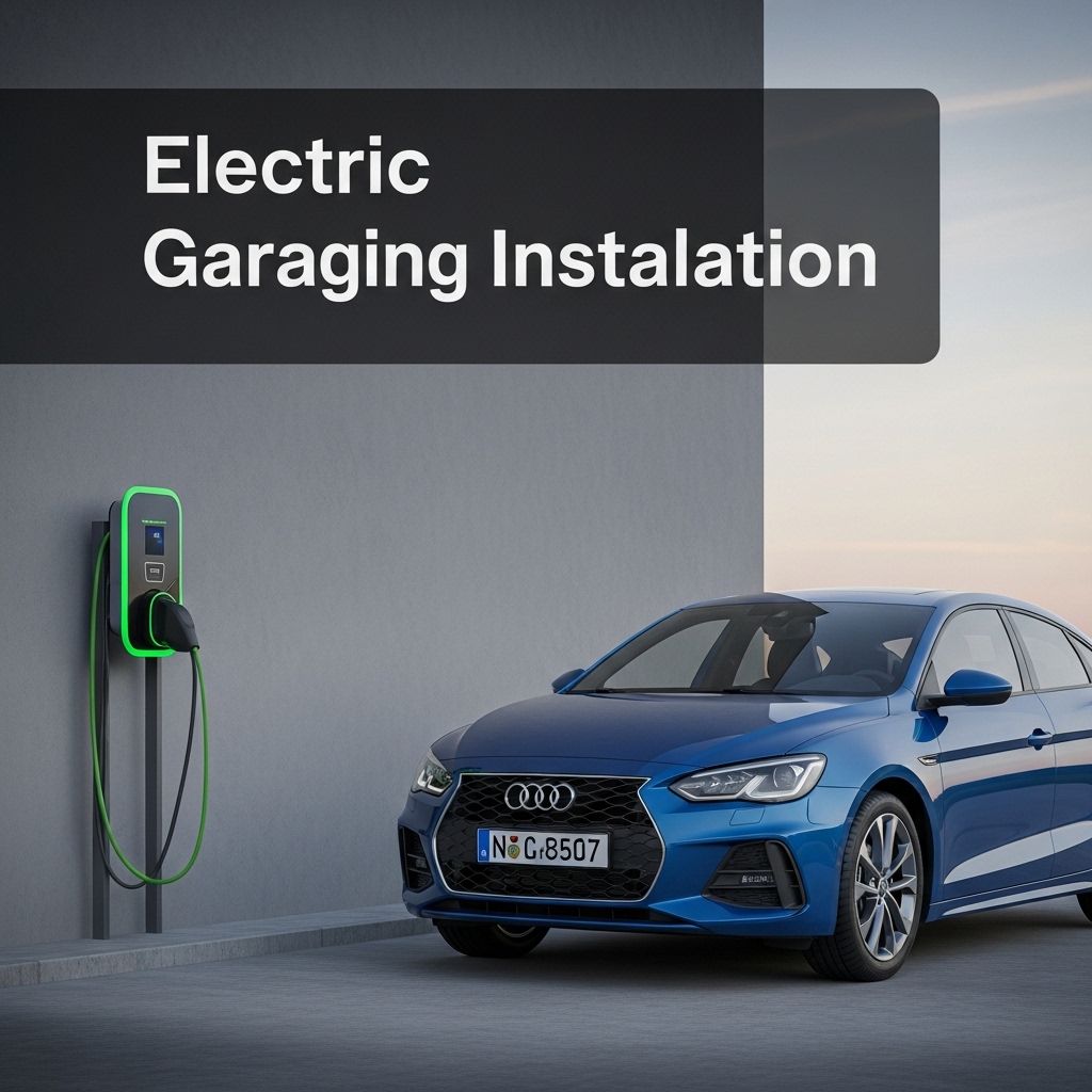 Elektrofachbetrieb installiert Wallbox in Tiefgarage