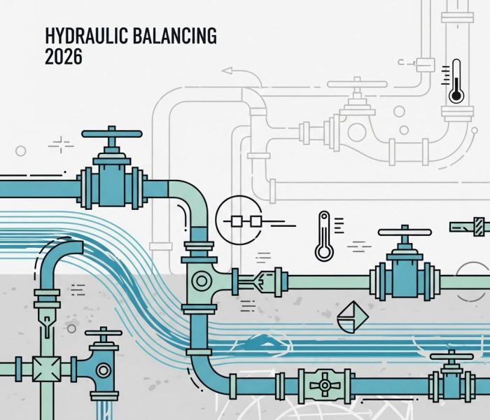 Hydraulischer Abgleich an einer modernen Heizungsanlage