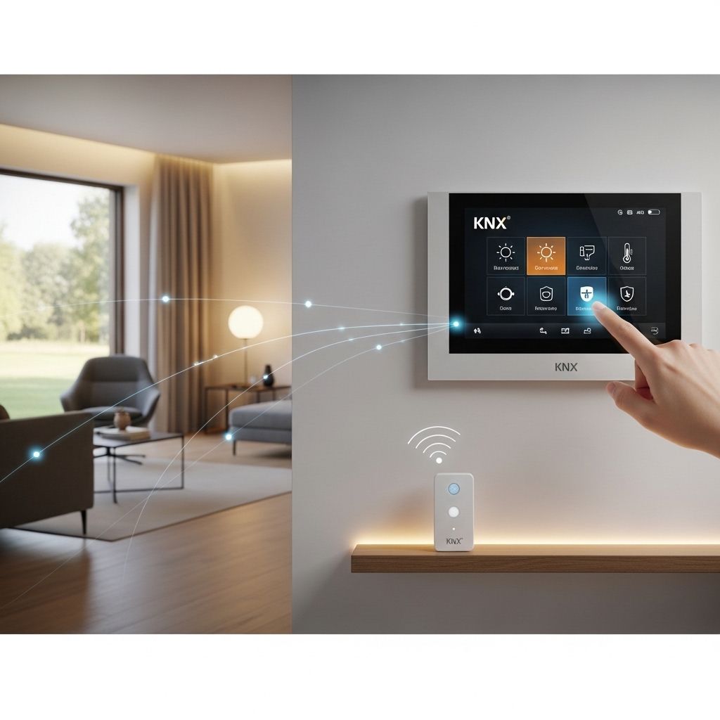KNX RF Funkkomponenten für Smart Home Installation