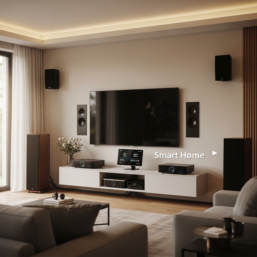 Fachmännische Installation von Multiroom Audio System in Smart Home