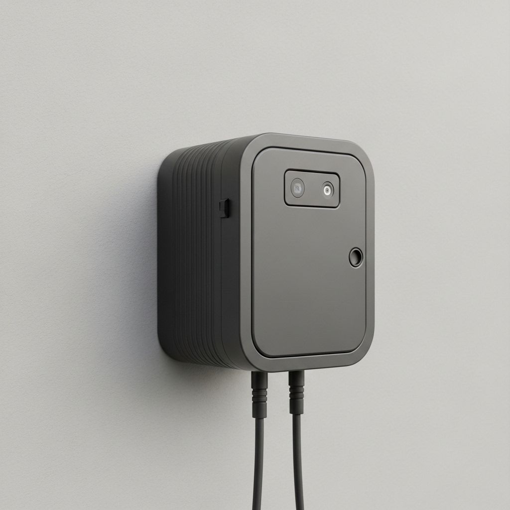 Portable Wallbox mit Anschluss an CEE-Steckdose und Fahrzeugverbindung