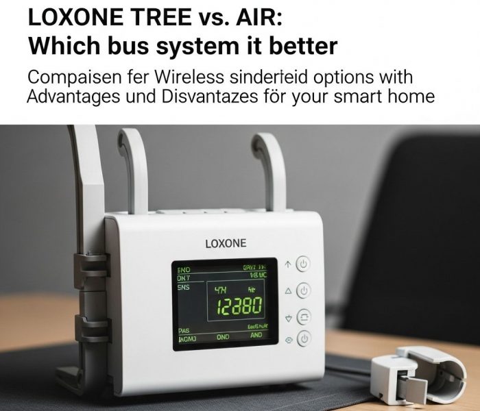 Smart Home System mit Loxone Tree und Air Komponenten