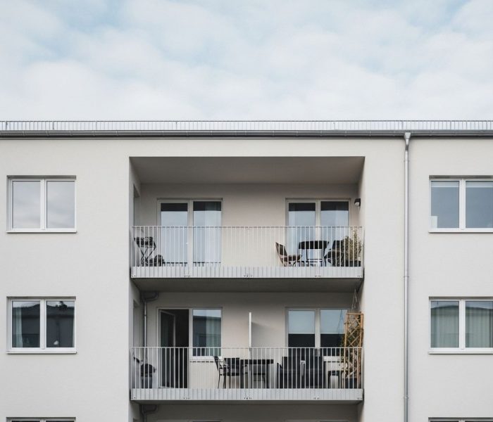 Solaranlage auf einem Balkon mit Nordausrichtung in Norddeutschland