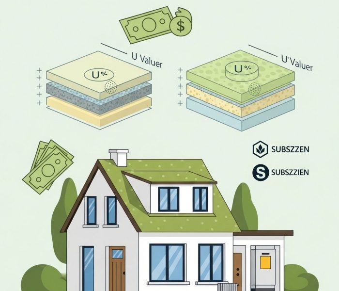 Solaranlage auf Einfamilienhaus mit Speicher