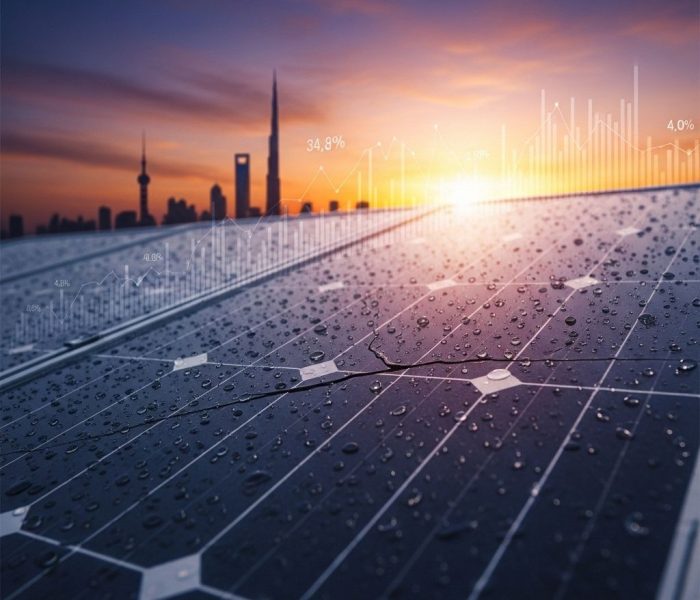 Photovoltaikanlage auf dem Dach eines Einfamilienhauses