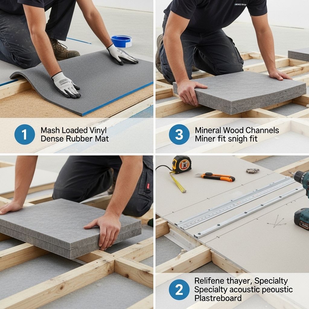 Trittschallschutz-Installation mit Estrich-Entkopplung im Altbau